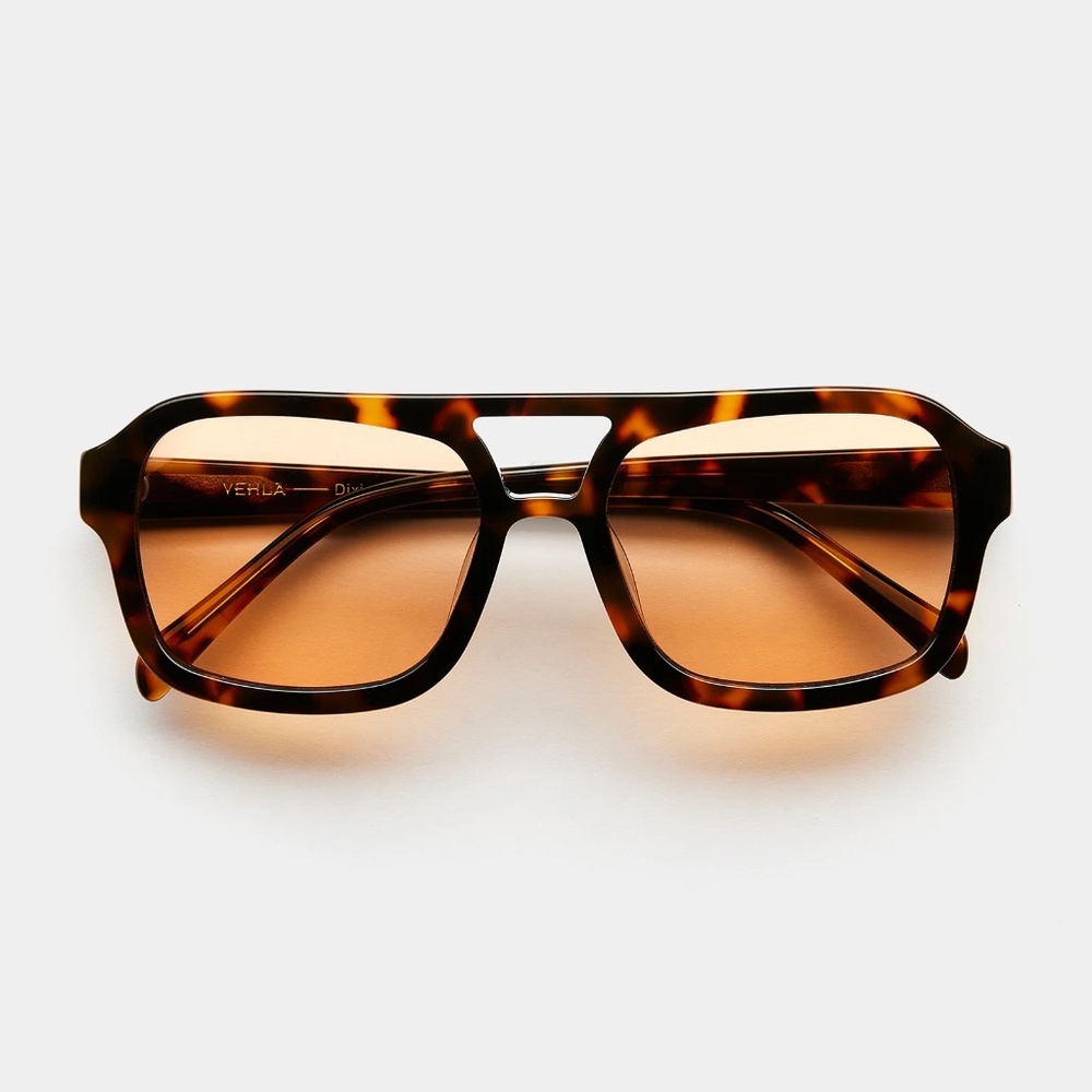 VEHLA DIXIE - CHOC TORT/CINNAMON Sunglasses Brand New - Picture 4 of 4